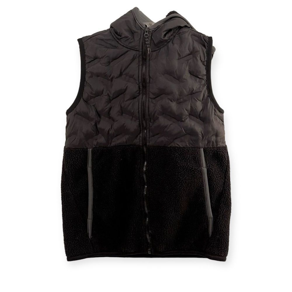 Old‎ Navy Boys Black Hoodie Vest Size XL14-16